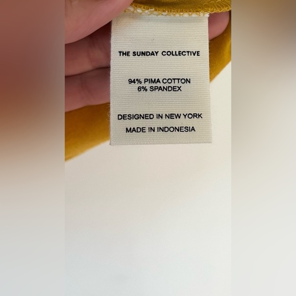 The Sunday Collective Kids Size 3Y Short Sleeve Tee Shirt Honey NWT - Picture 7 of 7